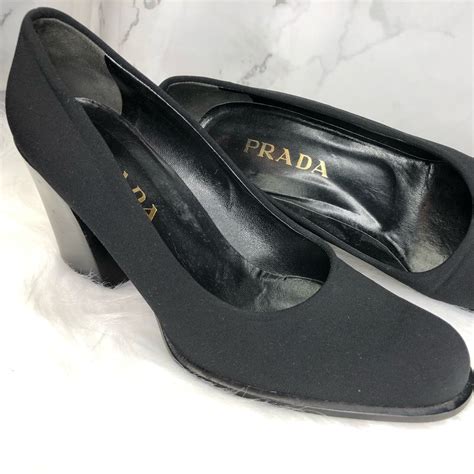 prada vintage black pumps